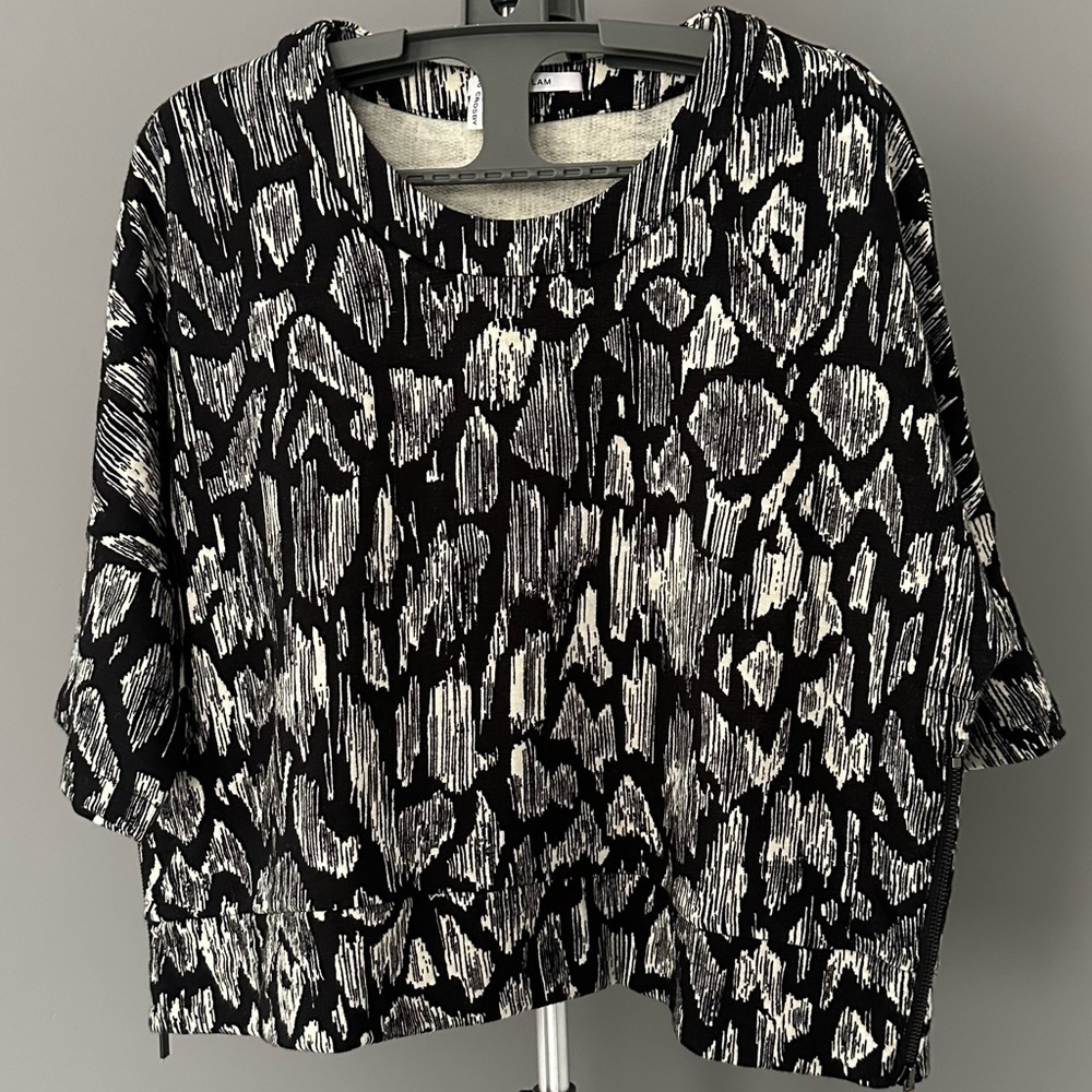 Derek Lam 10 Crosby Abstract Shirt